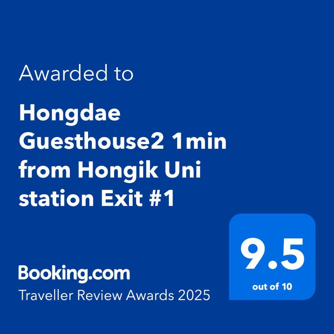 Hongdae Guesthouse2 1Min From Hongik Uni Station Exit #1 Seoul Eksteriør bilde